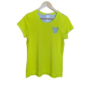 Disney Parks Mickey Womens Athletic Top With Wicking Action Size Medium